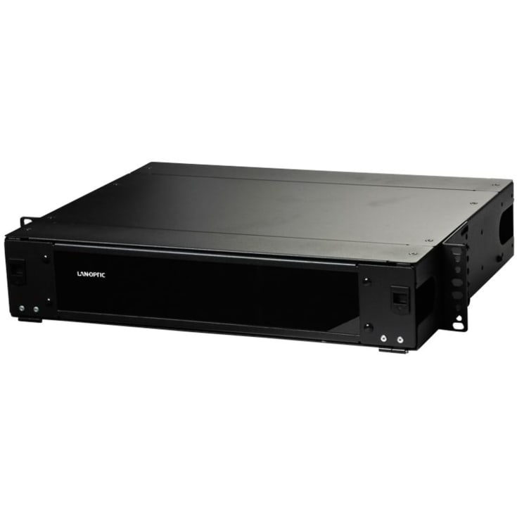 ODF 19" 2 HE til 6 LGX Modul