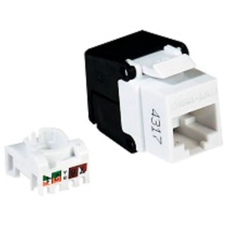 GIGA-LAN RJ45 Keystone Cat.6 UTP nätverkskontakt