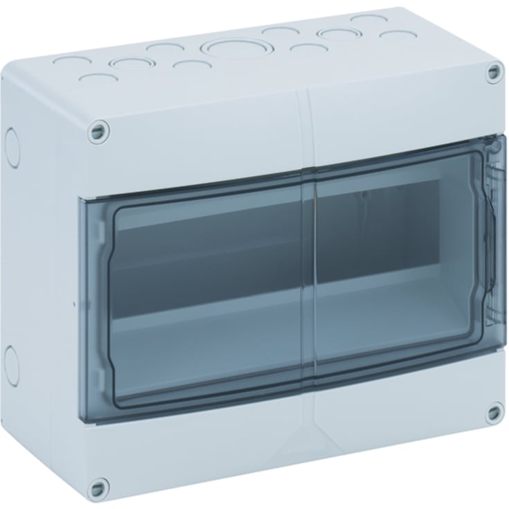 Gruppetavle AKe 12, 12 modul, PE/N terminal, IP55