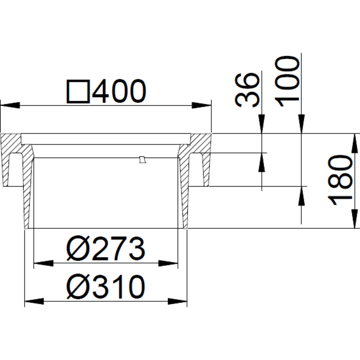 Duco fast karm 315x80 mm, sort