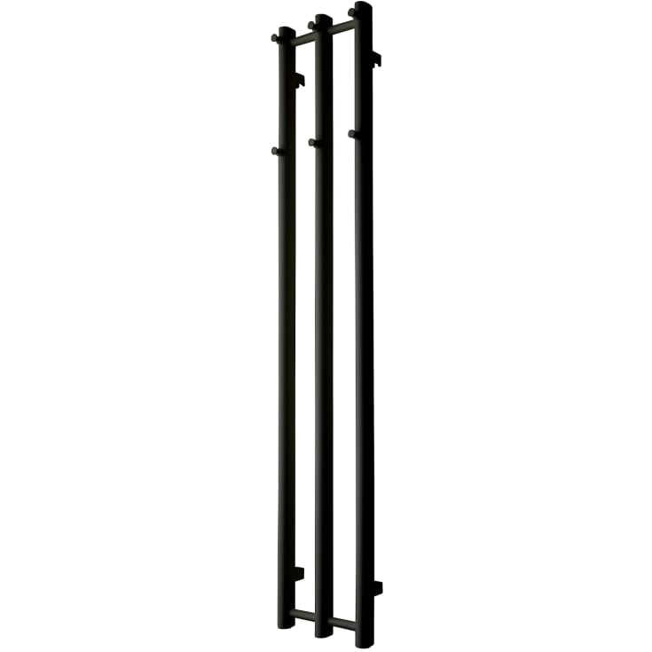 TVS Vino håndklædetørrer, kombi, 25x140 cm, sort