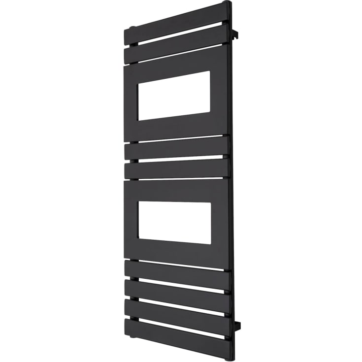 TVS Plano 2-500 handdukstork, kombi, 52x129 cm, svart
