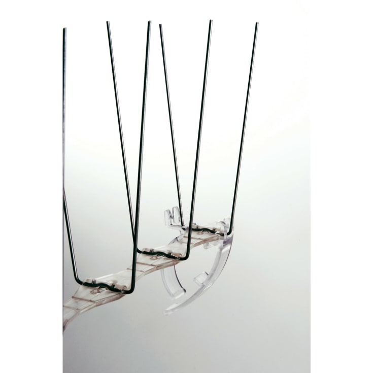 Clips til montering av fuglesikring på takrenne - 10 stk