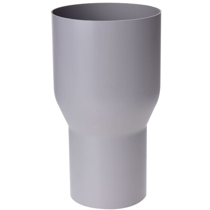 Plastmo overgang Ø90x75mm, grå