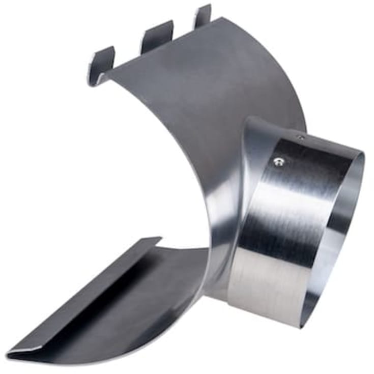 11" x 90 mm Tudstykke Zink Plastmo