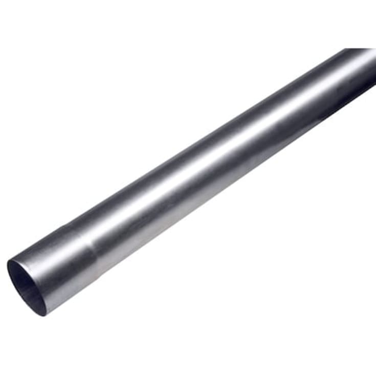 Plastmo nedløbsrør 75 x 3000 mm, zink