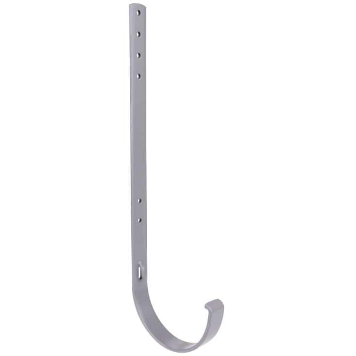 Plastmo rendejern nr. 12, lang, grå