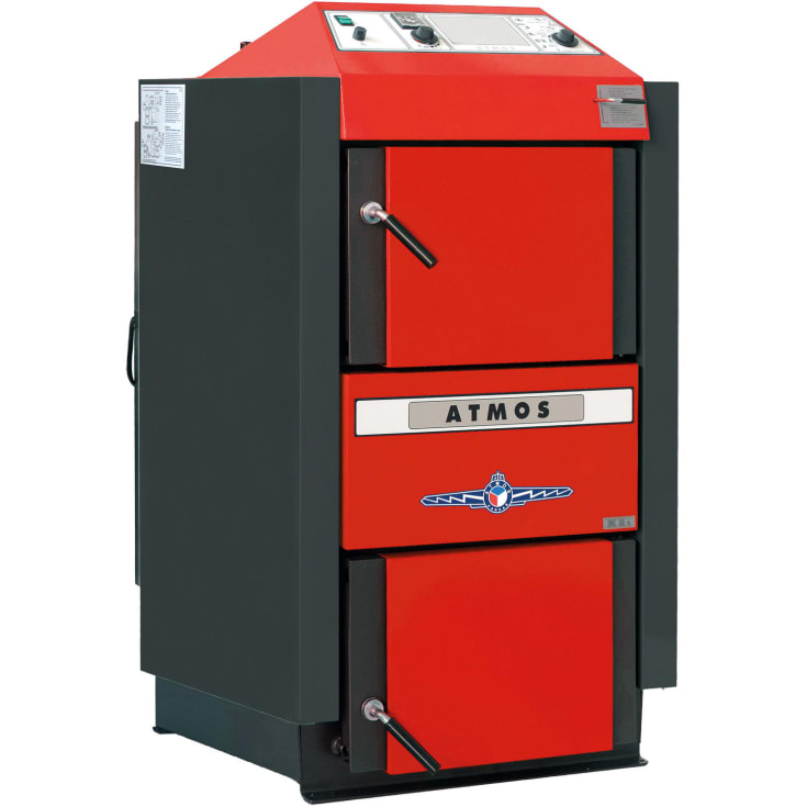 Atmos DC25S fastbrændsel kedel, 25 kW.