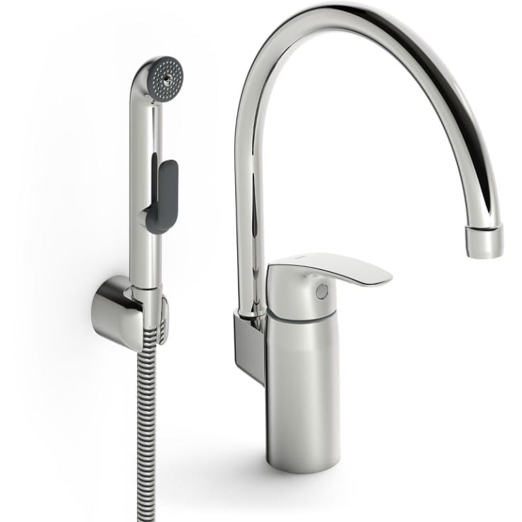 Oras Safira servantbatteri, krom