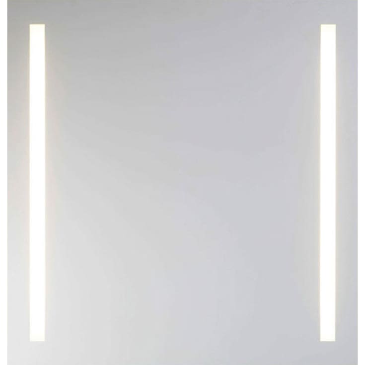 Laufen Arte spejl med lys, 60x65 cm