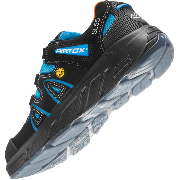 Airtox SL55 vernesko S3, sort/blå, str. 45