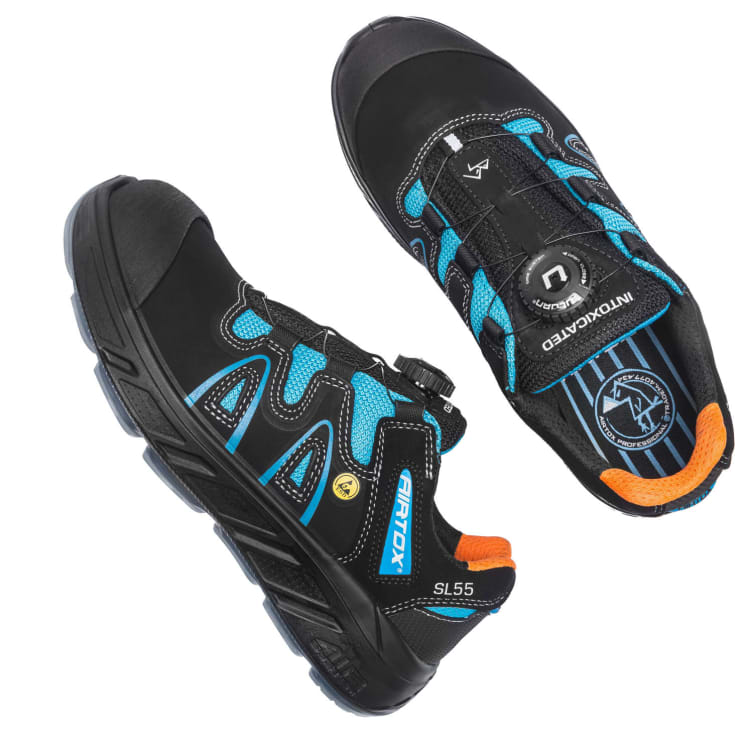 Airtox SL55 vernesko S3, sort/blå, str. 45
