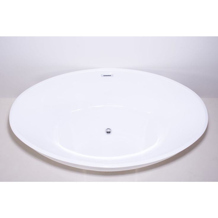 MaXXwell Lucca badekar, 165x90 cm, hvid