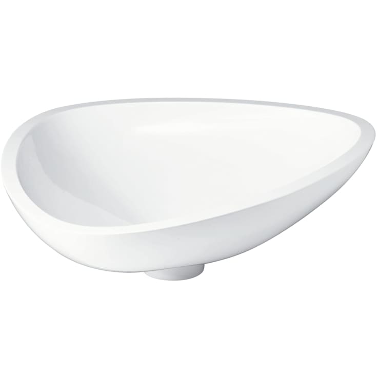 Axor Massaud Toppmontert Servant, 570x450 mm, mineralstein, hvit