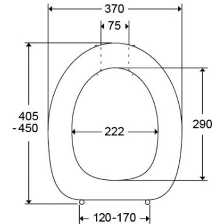 Pressalit Care Dania toiletsæde, hvid