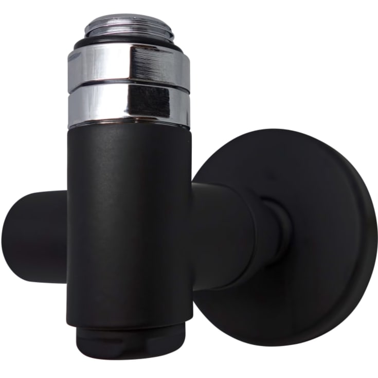 Kriss Corner Combi ventil 1/2'' vinkelløbende, sort