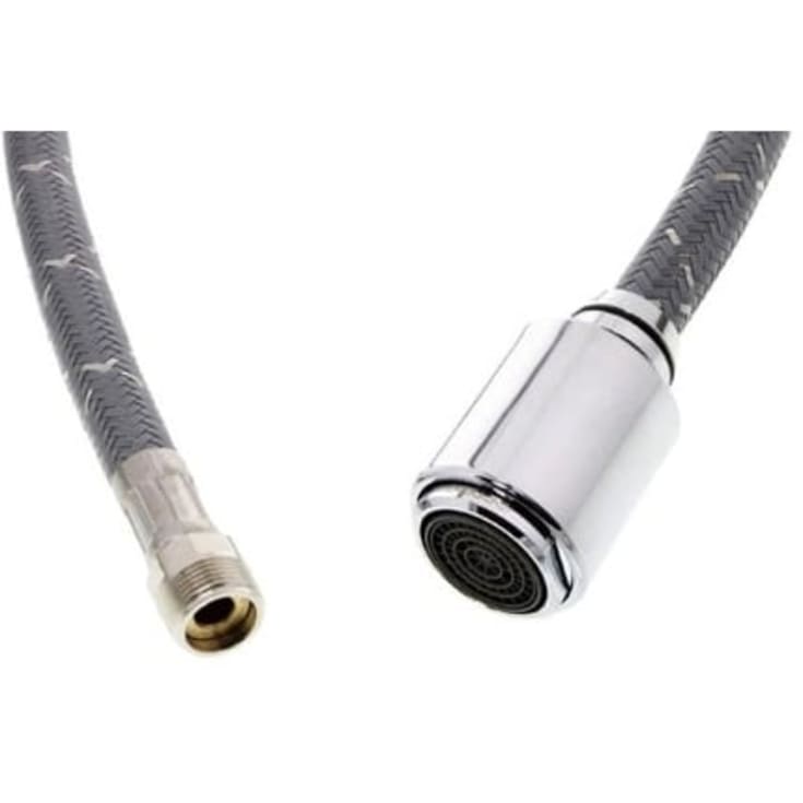 Blanco Brusehoved med slange til Filo-S - stål-look