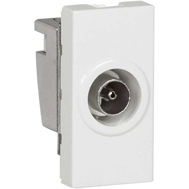 Mosaikk enkelt TV-plugg, hann, Ø9,52 mm