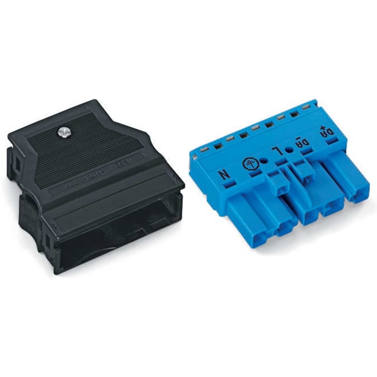 Winsta Hanstik 5P blå (Dali) med trækaflastningskappe