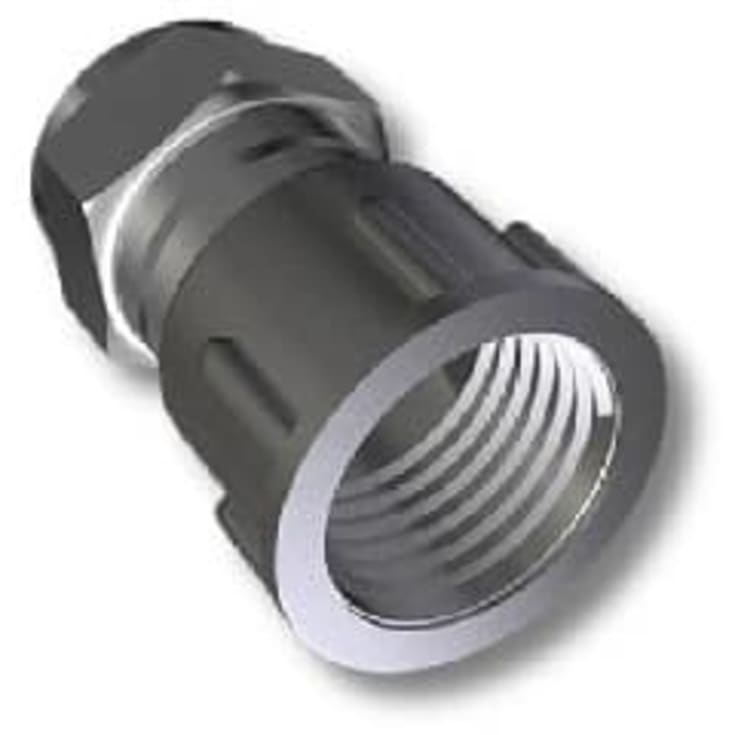 Kompressions-overgangsmuffe, krom, 15 mm x 1/2"