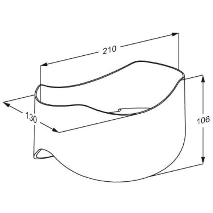 Pressalit Care Plus sæbeholder, grå