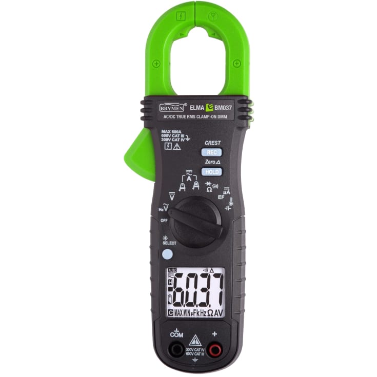 Klämamperemeter Elma BM037 sann RMS AC/DC