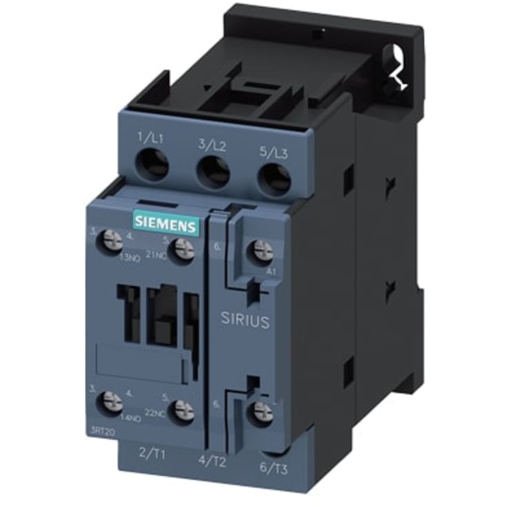 Kontaktor 9A 4KW 3P+1NO+1NC 24V AC skrue 3RT2023-1AB00