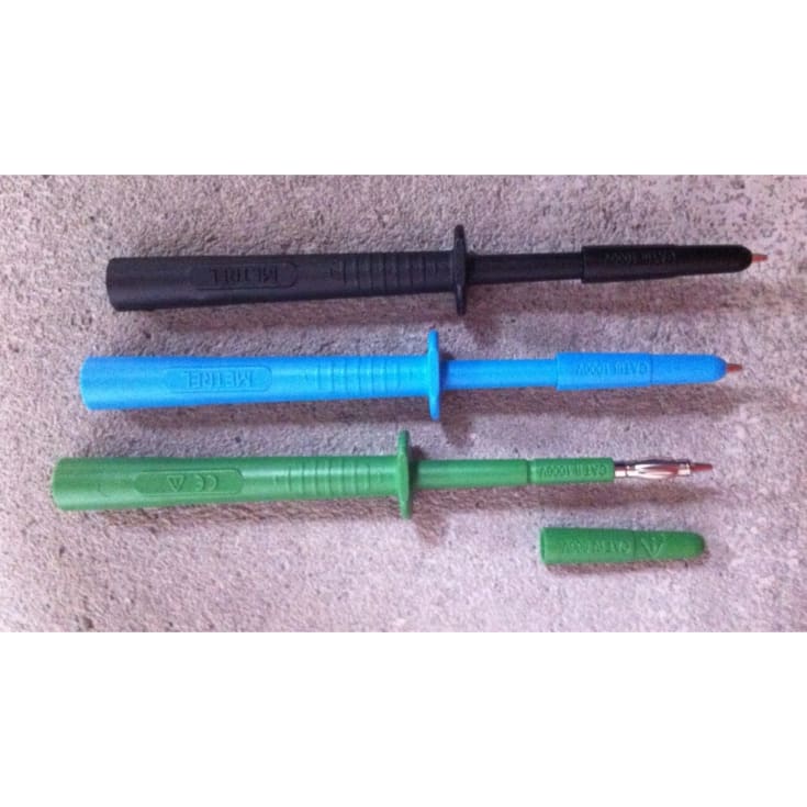 Testpinne for eurotester, L=140 mm, blå, A1015