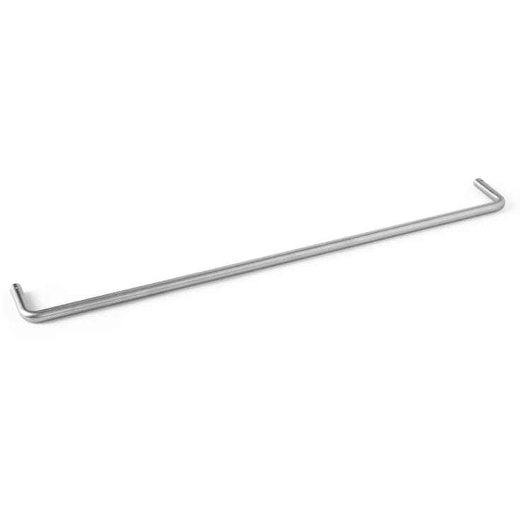 D line håndklædestang, 65 cm, børstet rustfrit stål