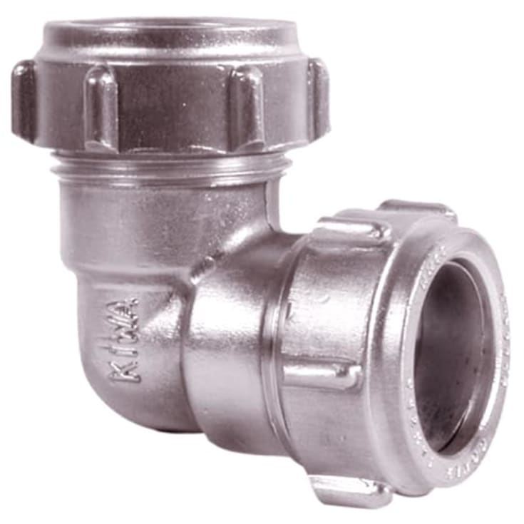 Kompressions-vinkel, krom, 10 mm