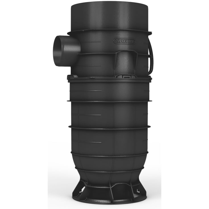 Wavin 425 x 160 mm PP-sandfangsbrønd PLUS med vandlås, 70 l