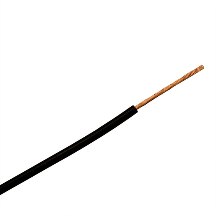 100 meter Ledning H05V2-K PVT90 1x10 blå S100