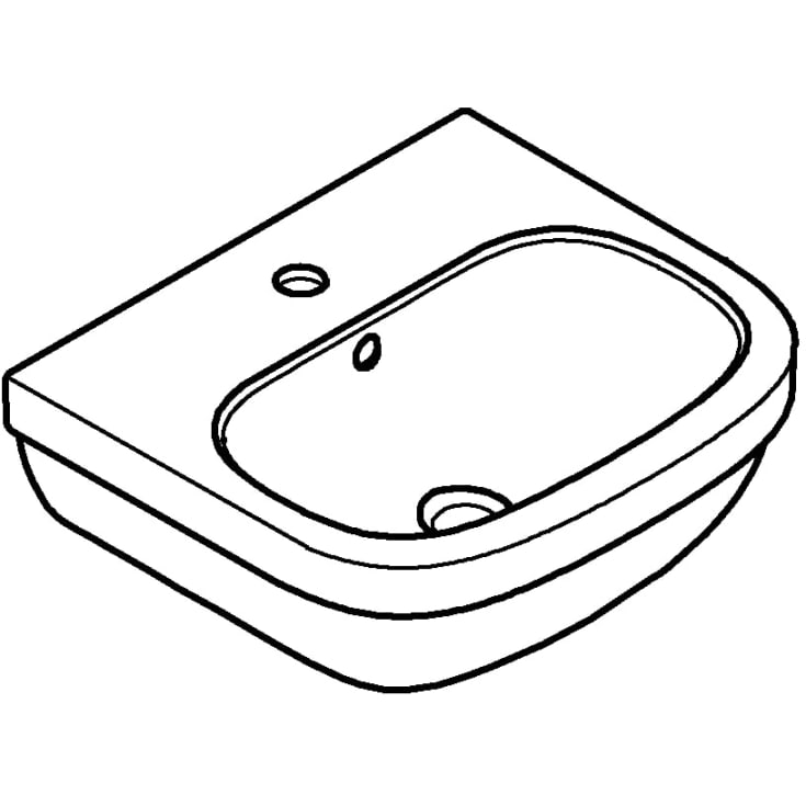 Grohe Euro Ceramic tvättställ, 45x39,6 cm, vit