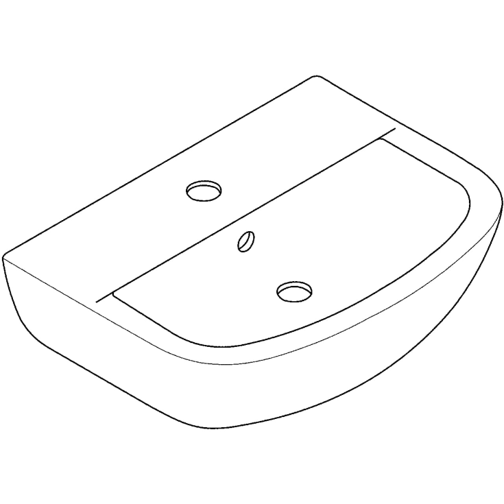 Grohe Bau Ceramic servant, 45,3x35,4 cm, hvit