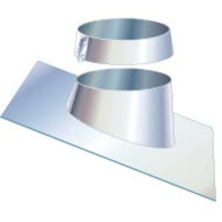 Metalbestos skorsten uØ 500mm inddækning 5-32° aluminium