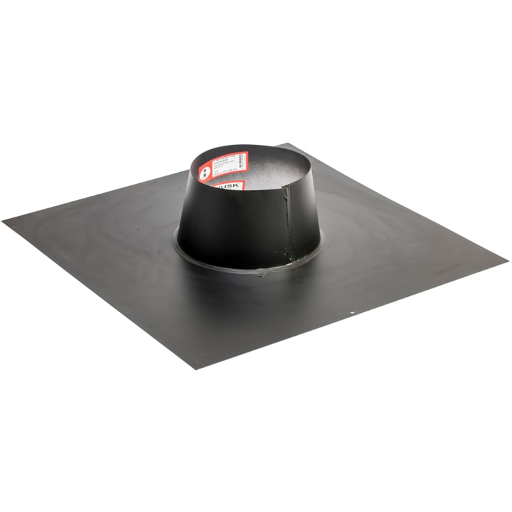 Metalbestos skorstein uØ 180mm deksel 0-5° aluminium sort