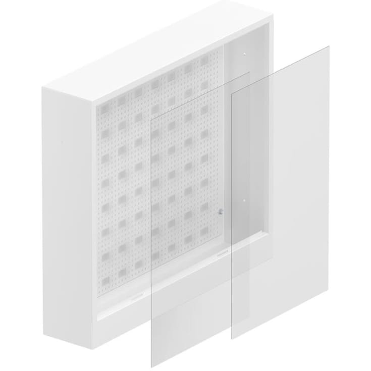 Uponor Aqua Plus fordelerskap FS B 550 mm, 118 mm dypt