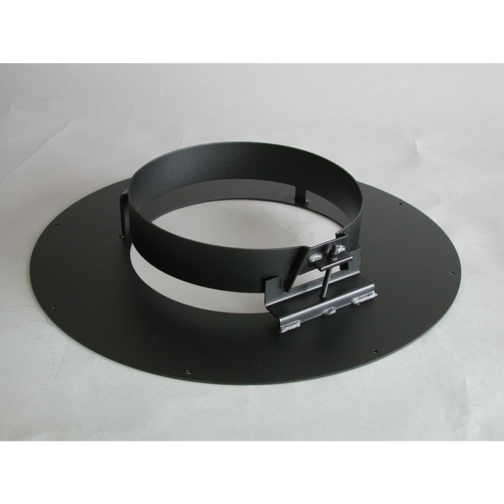 Metalbestos skorsten uØ 250mm loftkrave med styr 40°, sort