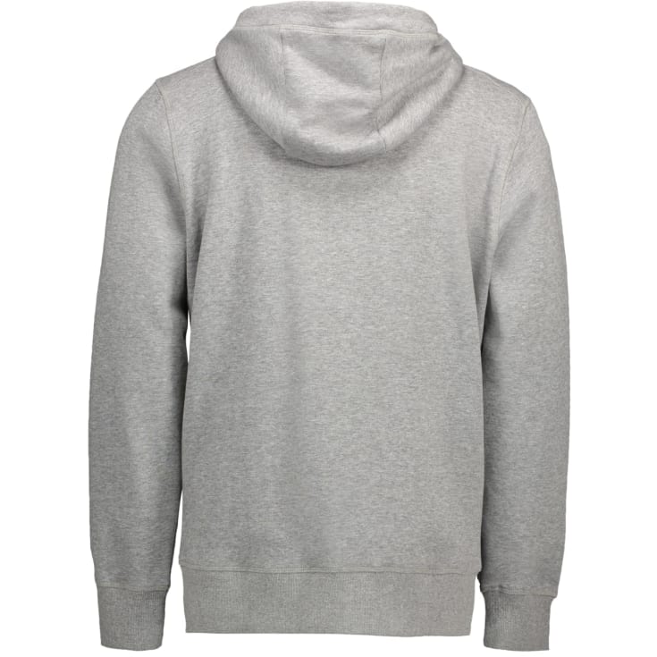 ID Core hettegenser med glidelås, gråmelert, str. 2XL