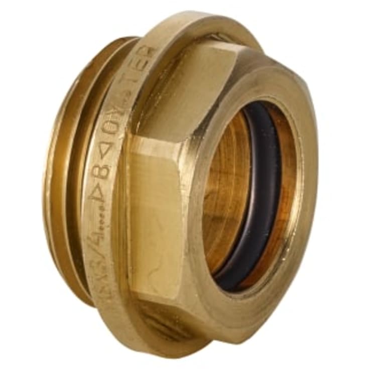 >B< Oyster Rødgods overgangsfitting 15x1/2"