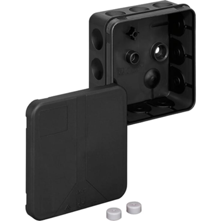 Membrandåse sort 2K-12-L/SW