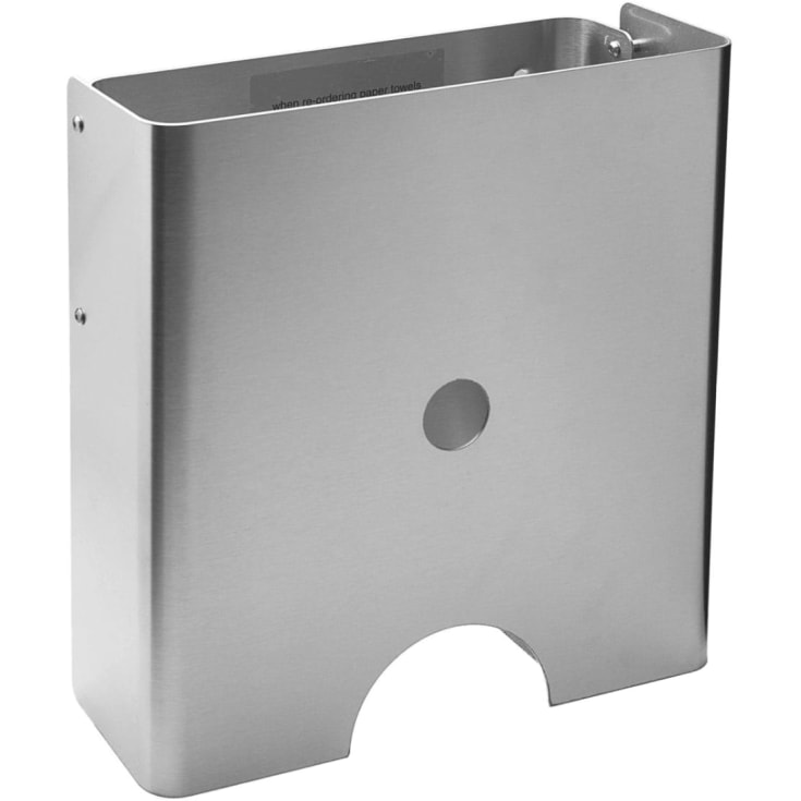 D line papirdispenser, børstet rustfritt stål