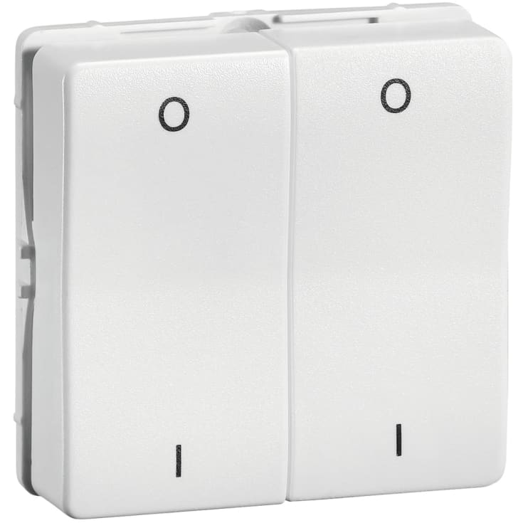 Bluetooth, 4-knapps, trådlös, batterifri, med symbol (2 x I/O)
