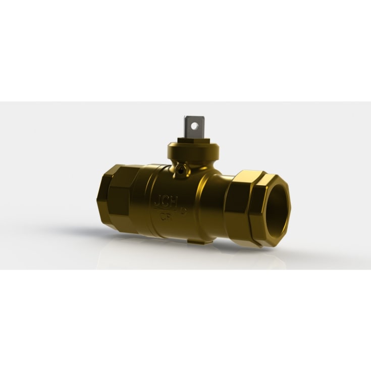 JCH 32MM PE Kuleventil DN25 med avløp og klemringkobling, AVK Top