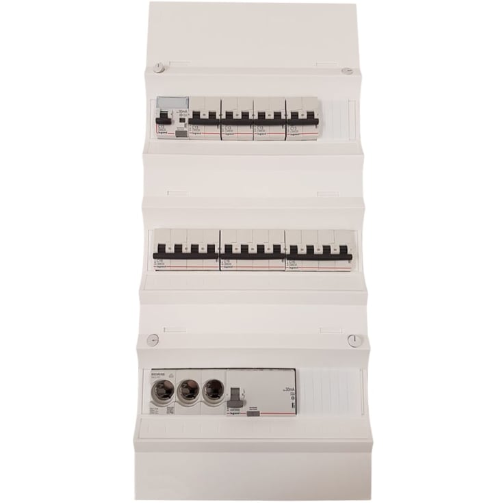 Færdigmonteret gruppetavle, LLK3 01.3040 D02