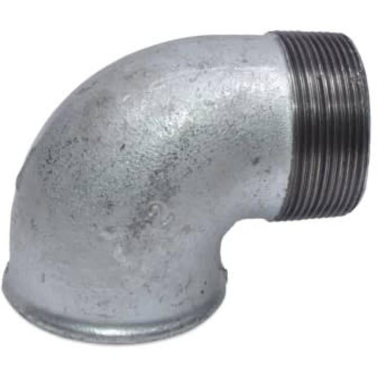 1/4" galvaniserad vinkel 90° in/utvändig gänga