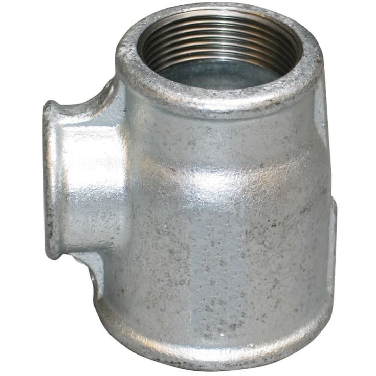 Galvaniseret tee 1 1/4" x 3/4" x 3/4"