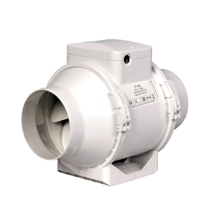 Kanalventilator 100 TT, Tidsstyret