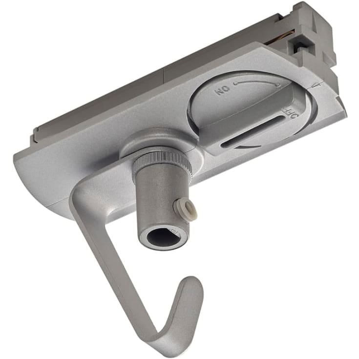 Adapter 1F med krok, grå