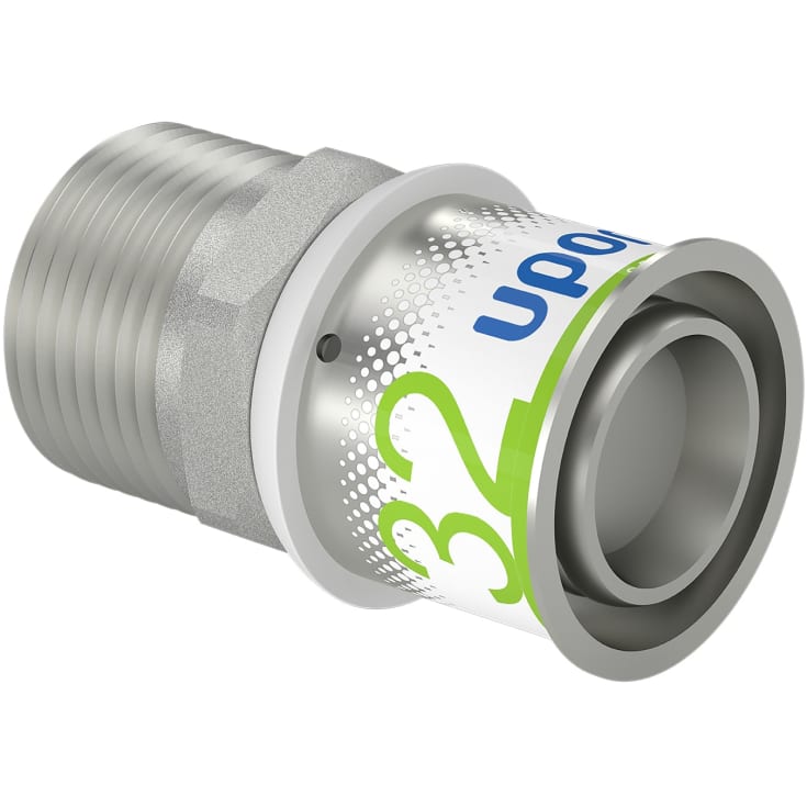 Uponor S-Press kobling m/nippel 32-R1"MT